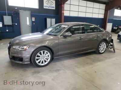2016 Audi A6 Premium Plus, серый — VIN WAUFGAFC5GN185007, Copart