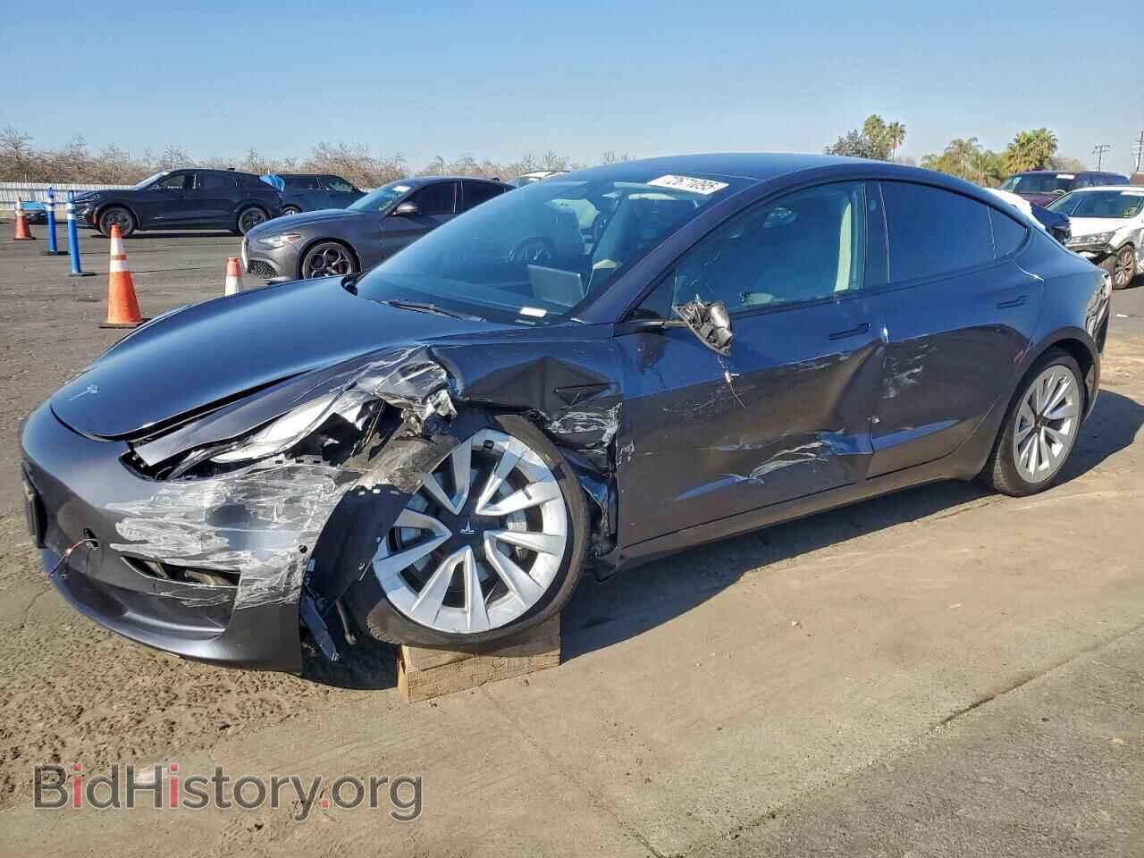 Photo 5YJ3E1EA8NF296674 - TESLA MODEL 3 2022