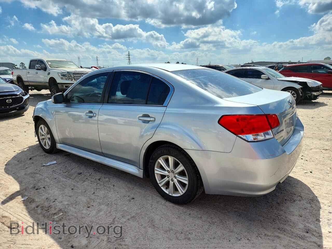 2012 SUBARU LEGACY - VIN: 4S3BMAA6XC1016100 - Фото 2