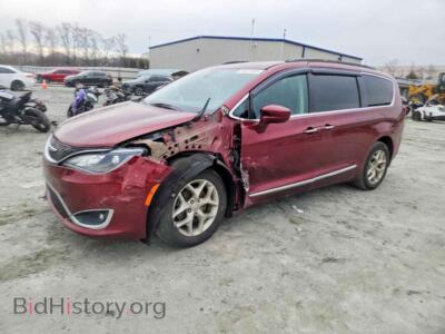 2017 Chrysler PACIFICA, burgundy — VIN 2C4RC1BG0HR739658, Copart