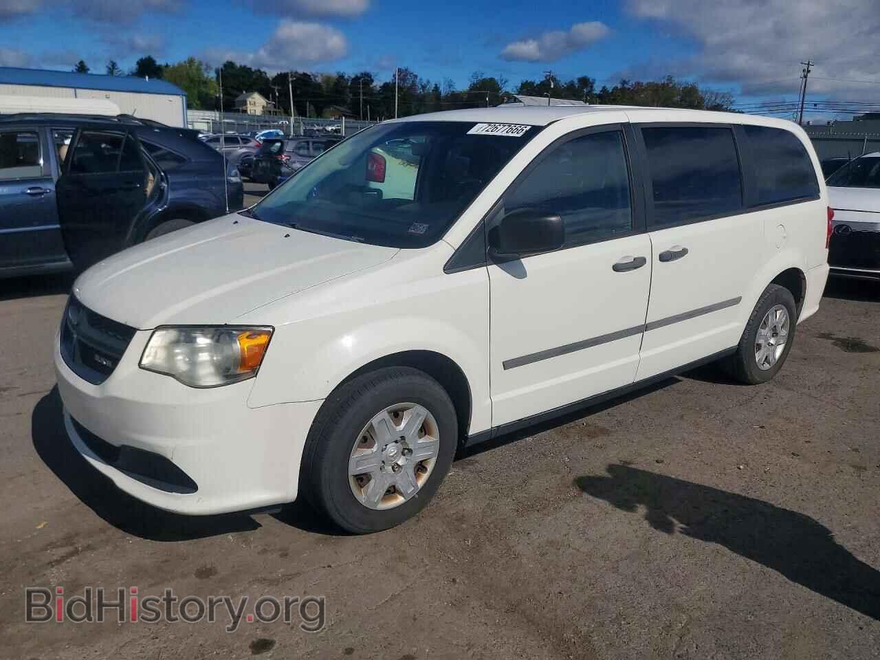 2012 Dodge RAM VAN (VIN 2C4RDGAG4CR206741) — photo 1 of 13, Copart, damage: front end