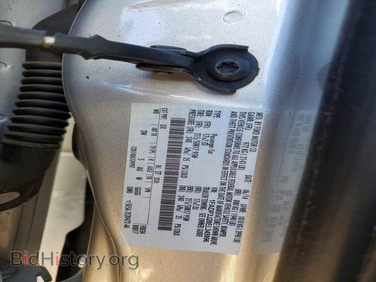 2014 FORD FOCUS - VIN: 1FADP3J28EL345996 - Фото 12