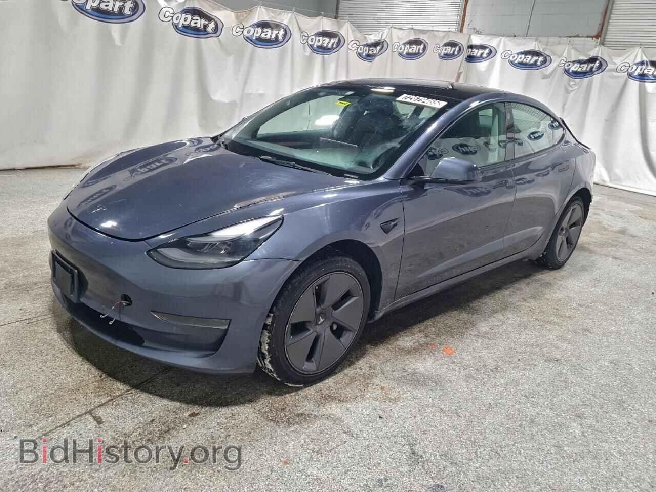 Photo 5YJ3E1EA3NF372155 - TESLA MODEL 3 2022