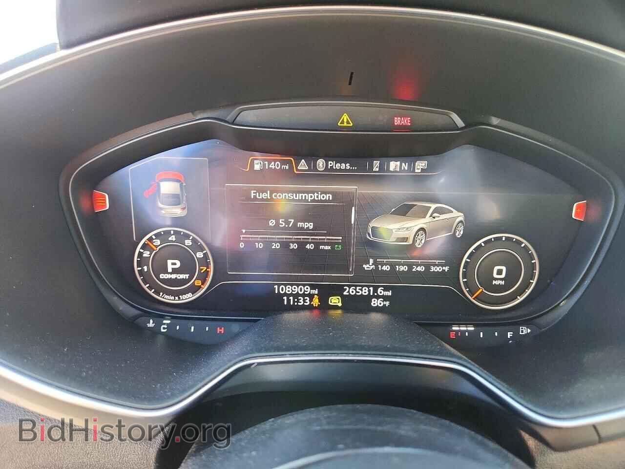 2017 AUDI TT - VIN: TRUC5AFV3H1012159 - Фото 9