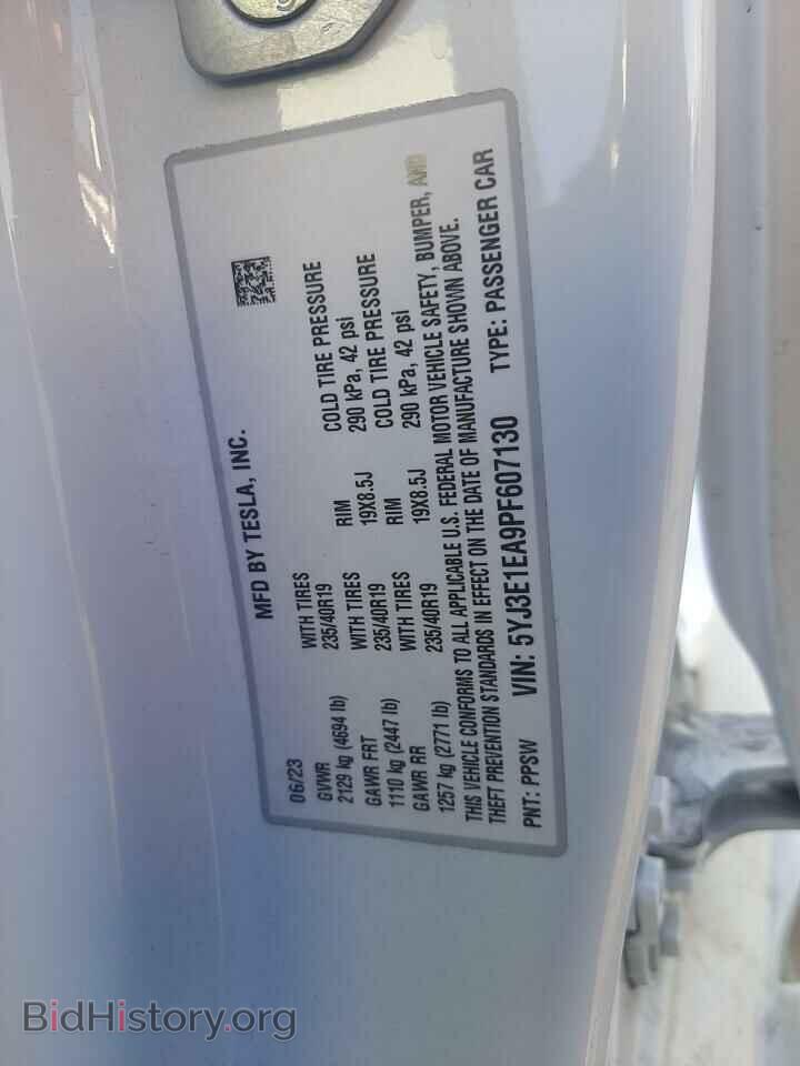2023 TESLA MODEL 3 - VIN: 5YJ3E1EA9PF607130 - Photo 12