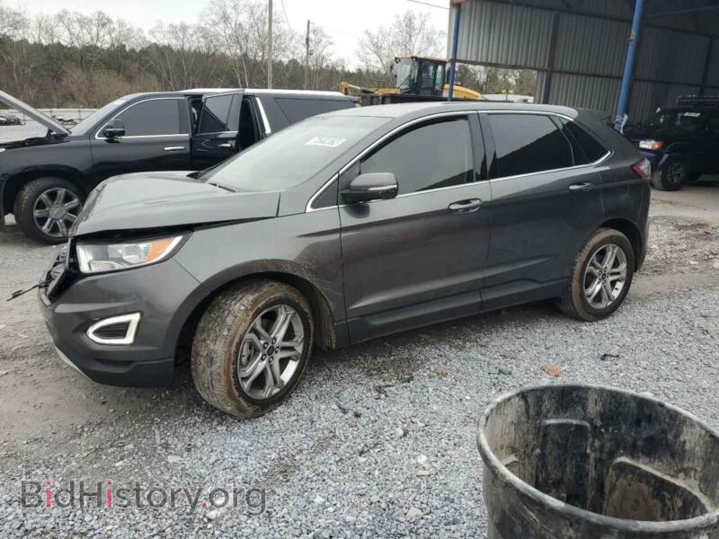2017 Ford EDGE Edge Titan (VIN 2FMPK3K96HBB50612) — photo 1 of 13, Copart, damage: front end