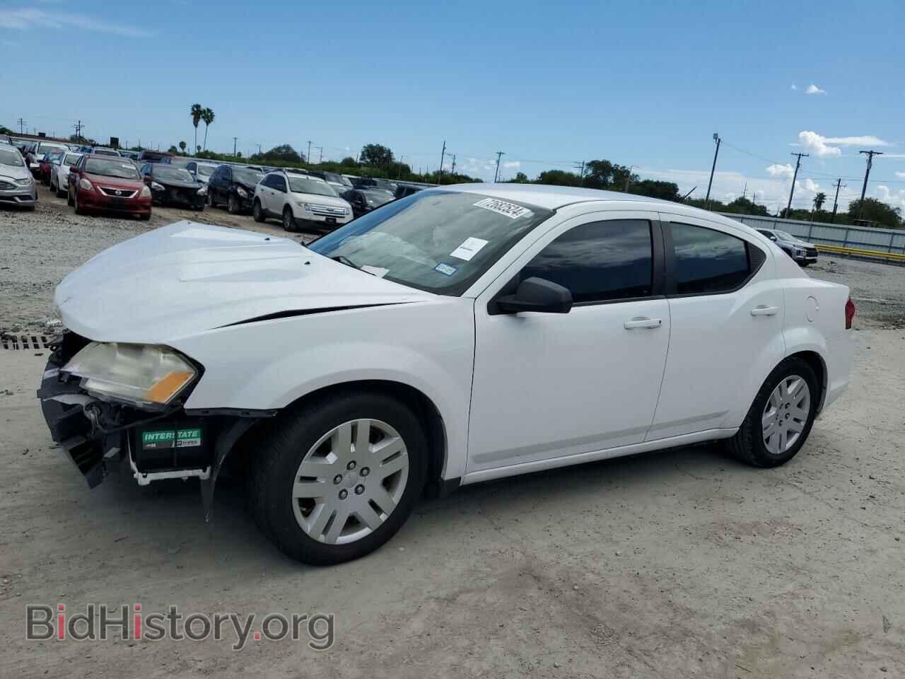 Photo 1C3CDZAB2CN221455 - DODGE AVENGER 2012