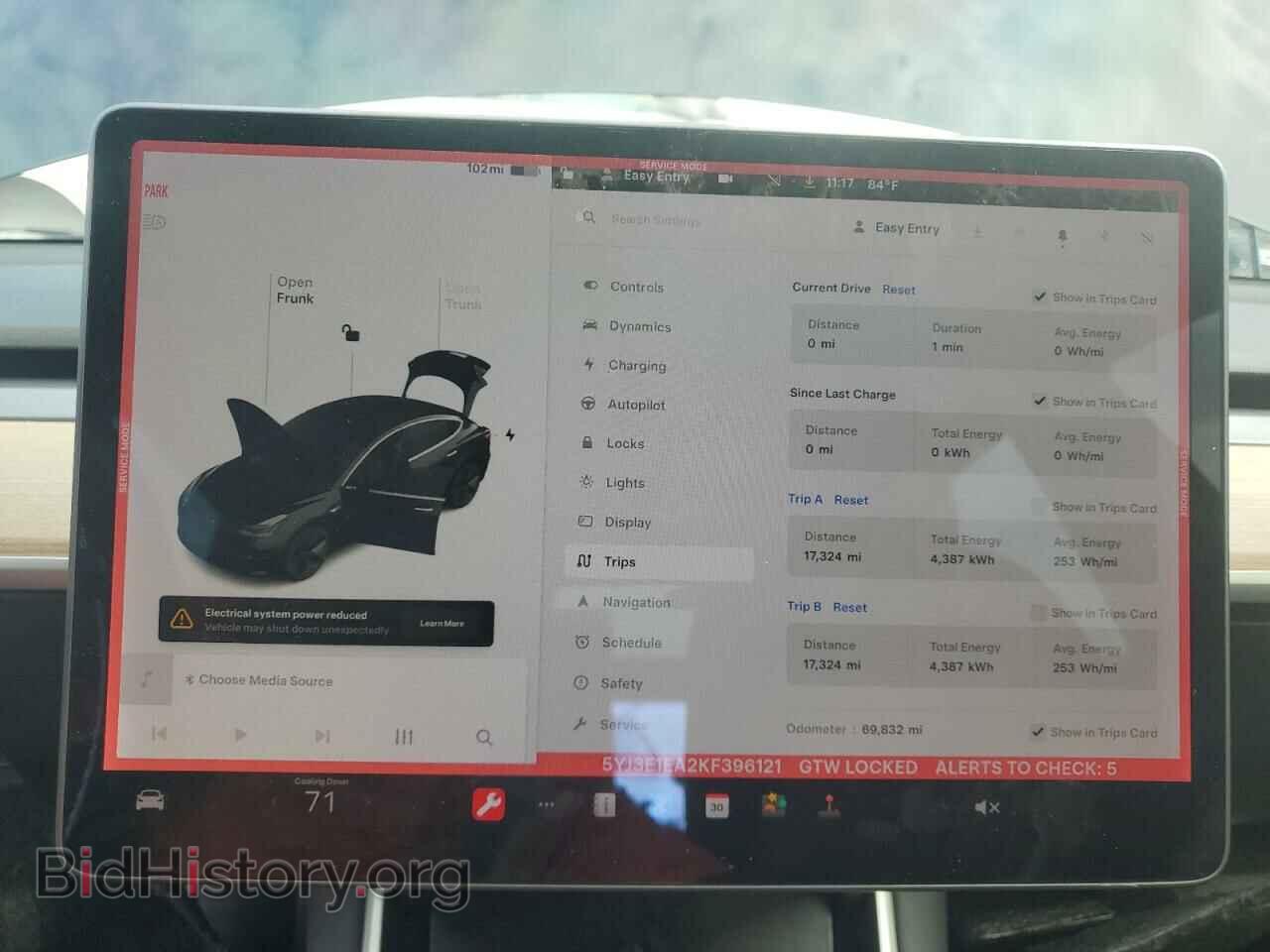 2019 TESLA MODEL 3 - VIN: 5YJ3E1EA2KF396121 - Фото 9