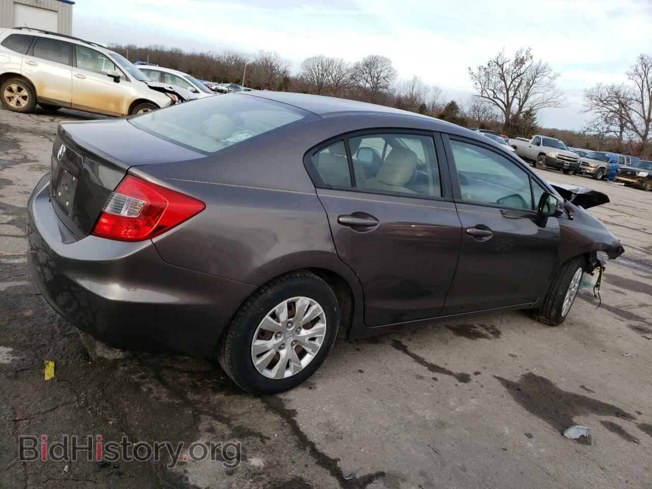 2012 HONDA CIVIC - VIN: 19XFB2F51CE030252 - Фото 3