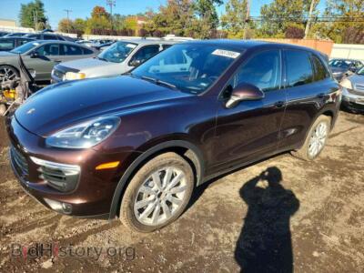 2015 Porsche CAYENNE S, коричневый — VIN WP1AB2A26FLA60042, Copart