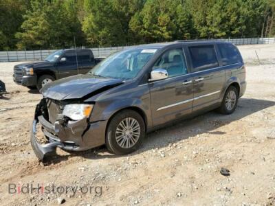 2016 Chrysler MINIVAN Town & COU, серый — VIN 2C4RC1CG2GR222021, Copart