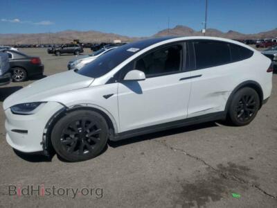 2022 Tesla MODEL X, белый — VIN 7SAXCDE58NF342891, Copart