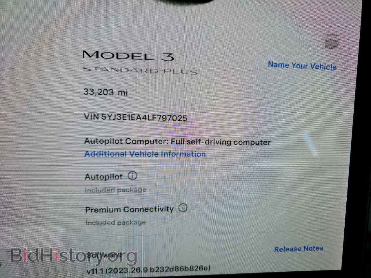 2020 TESLA MODEL 3 - VIN: 5YJ3E1EA4LF797025 - Фото 9