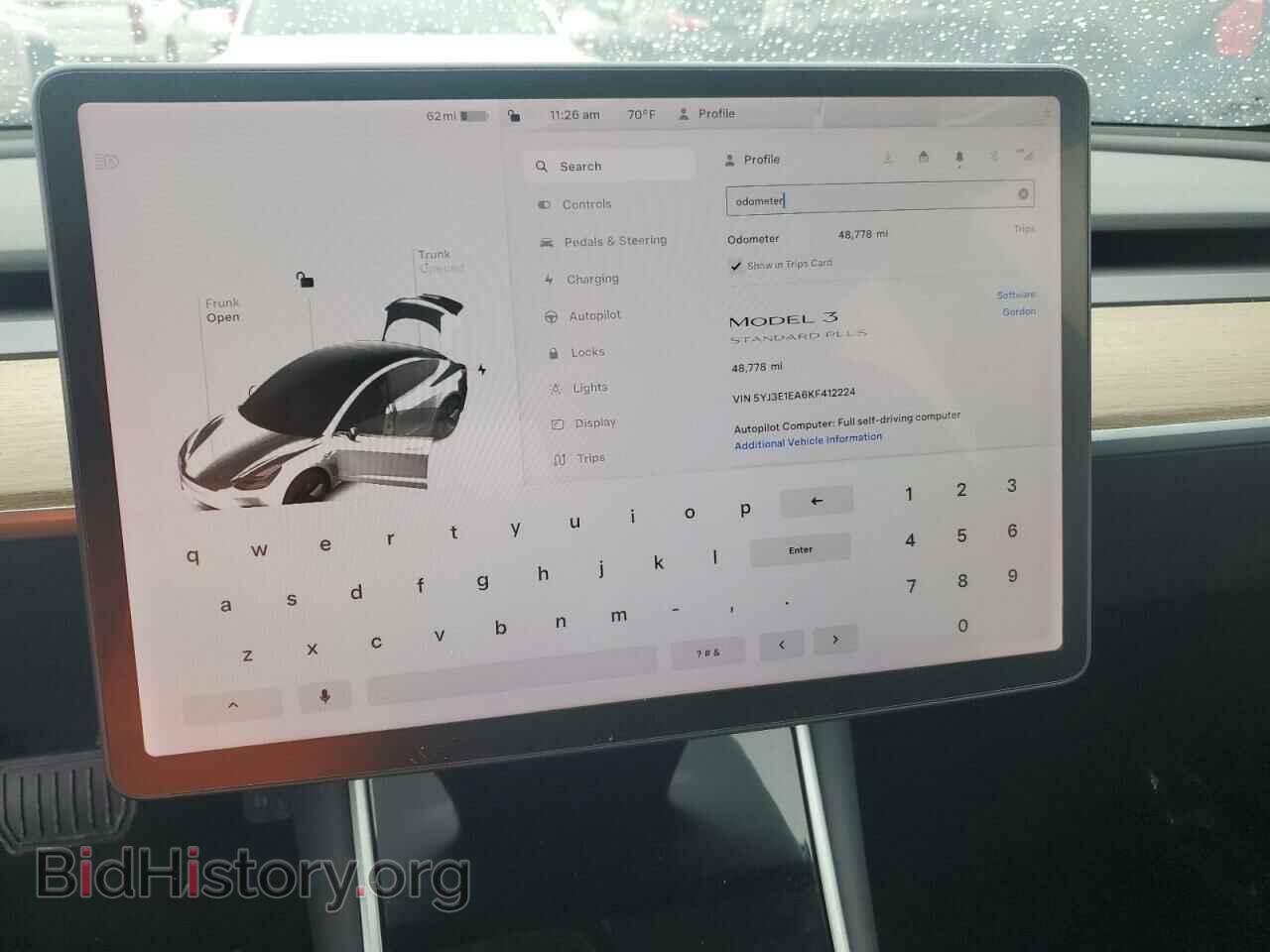 2019 TESLA MODEL 3 - VIN: 5YJ3E1EA6KF412224 - Photo 9