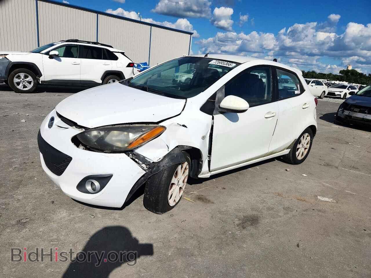 2013 Mazda 2 (VIN JM1DE1LY3D0158140) — photo 1 of 12, Copart, damage: front end