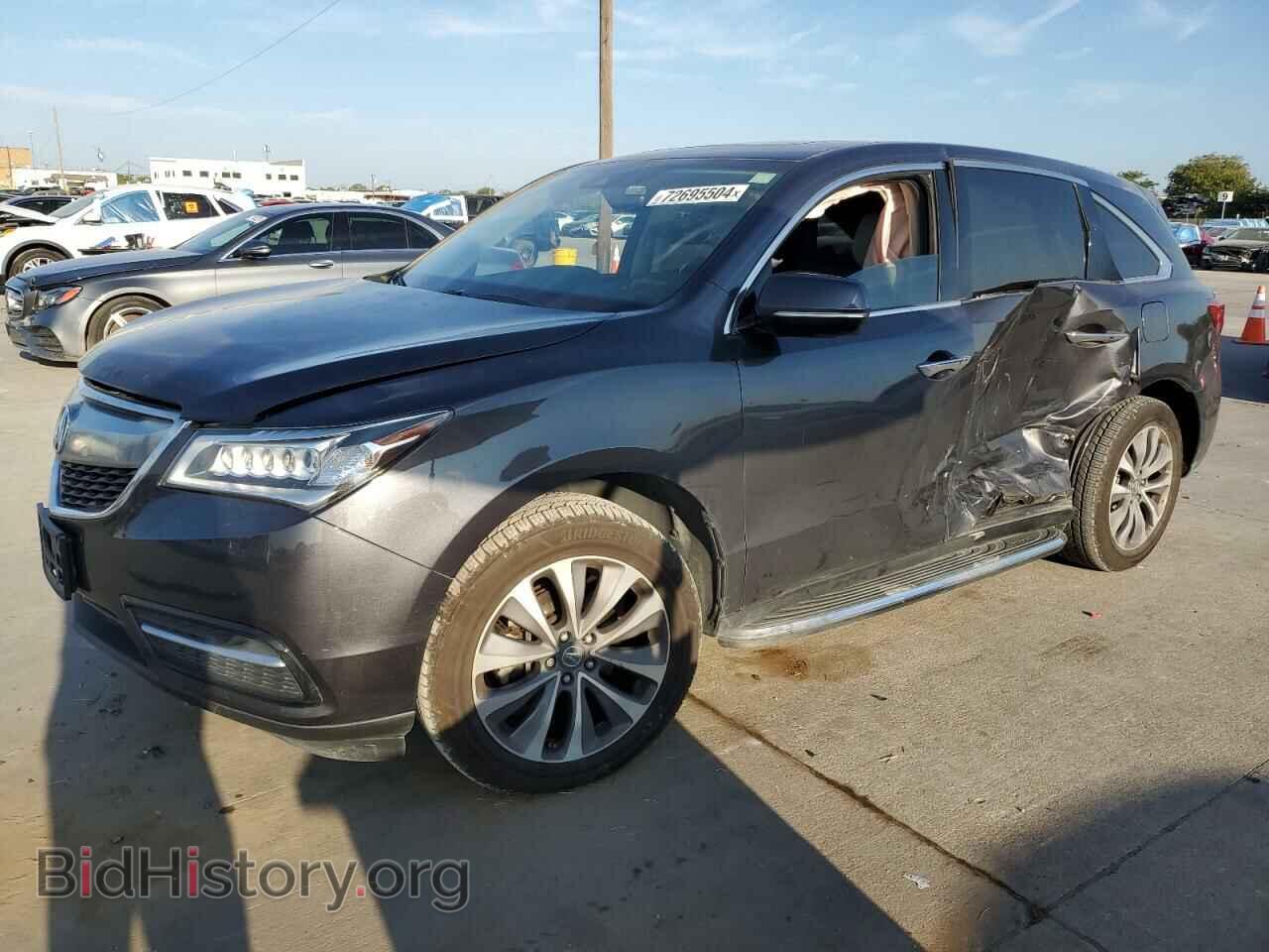 Фотография 5FRYD3H41GB016346 - ACURA MDX 2016
