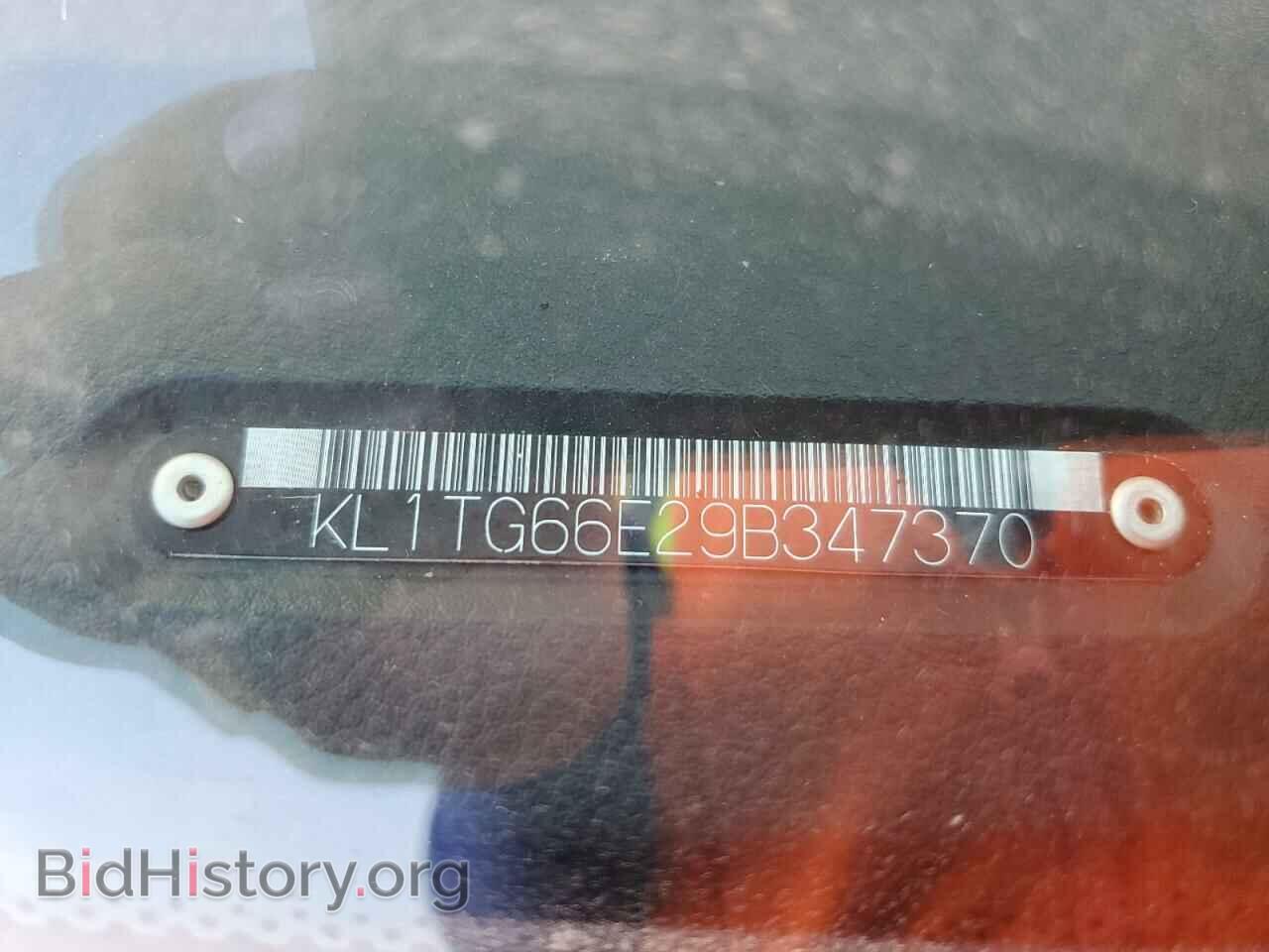 2009 CHEVROLET AVEO - VIN: KL1TG66E29B347370 - Фото 12