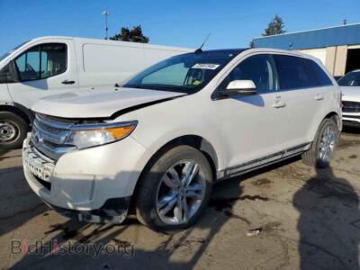 2013 Ford EDGE Limited, белый — VIN 2FMDK4KC3DBC03880, Copart