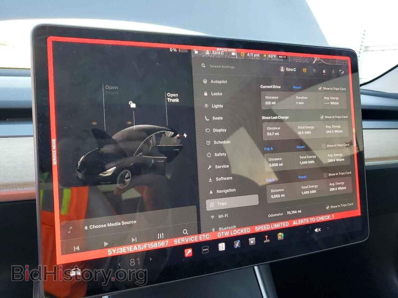 2018 TESLA MODEL 3 - VIN: 5YJ3E1EA5JF158567 - Фото 9