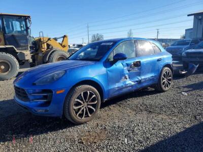 2016 Porsche MACAN Turbo, blue — VIN WP1AF2A50GLB95047, Copart