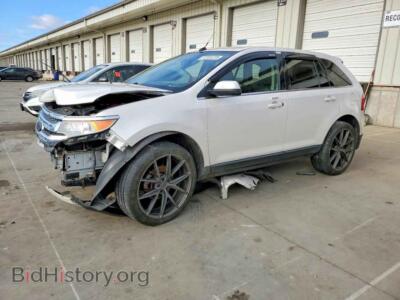 2013 Ford EDGE Limited, белый — VIN 2FMDK3KC3DBB71491, Copart