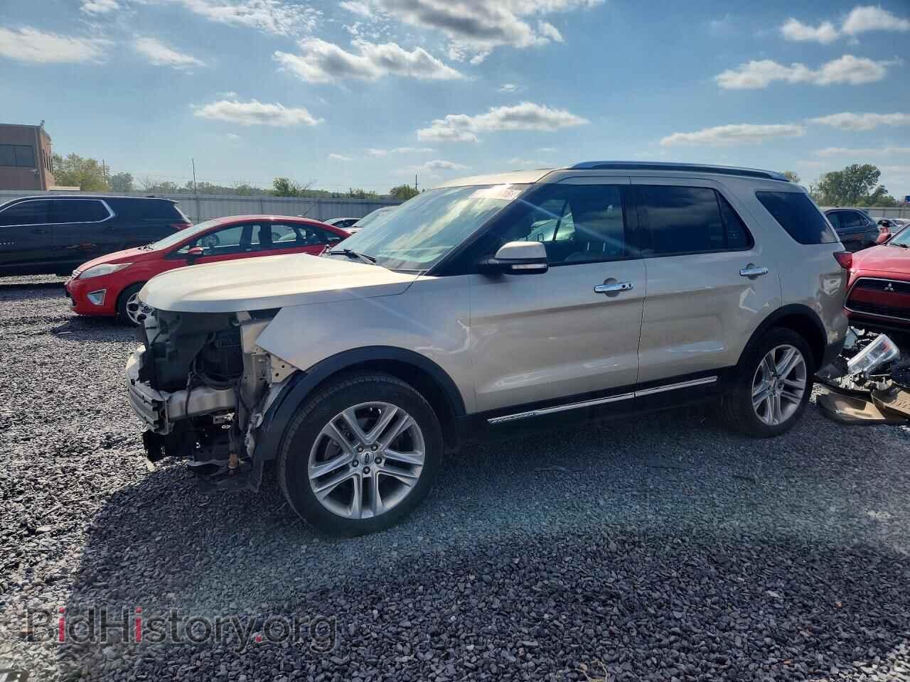 2017 Ford EXPLORER Limited (VIN 1FM5K8FH3HGD87928) — фото 1 из 15, Copart, повреждение: передняя часть