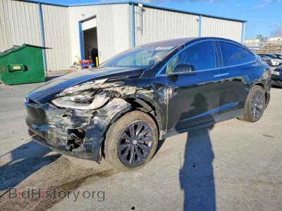 2019 Tesla MODEL X, black — VIN 5YJXCBE25KF151478, Copart