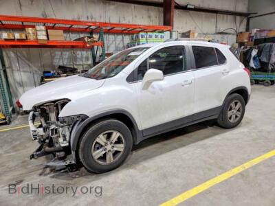 2016 Chevrolet TRAX 1LT, white — VIN 3GNCJPSB0GL185656, Copart