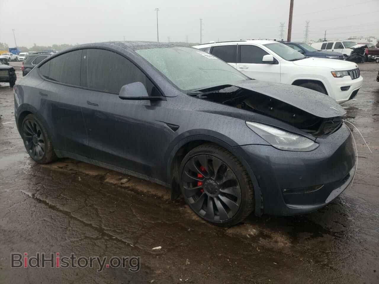 2022 TESLA MODEL Y - VIN: 7SAYGDEF1NF550984 - Фото 4