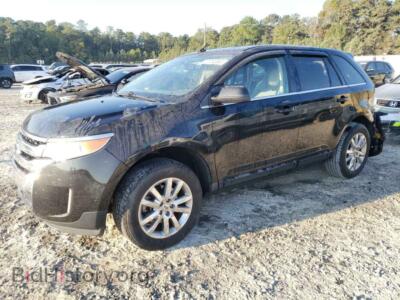 2014 Ford EDGE Limited, черный — VIN 2FMDK3KC4EBA58425, Copart
