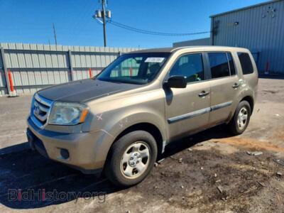2011 Honda PILOT LX, золотистый — VIN 5FNYF4H24BB103165, Copart