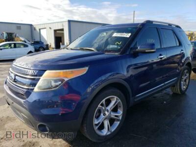 2012 Ford EXPLORER Explorer L, blue — VIN 1FMHK7F96CGB04222, Copart