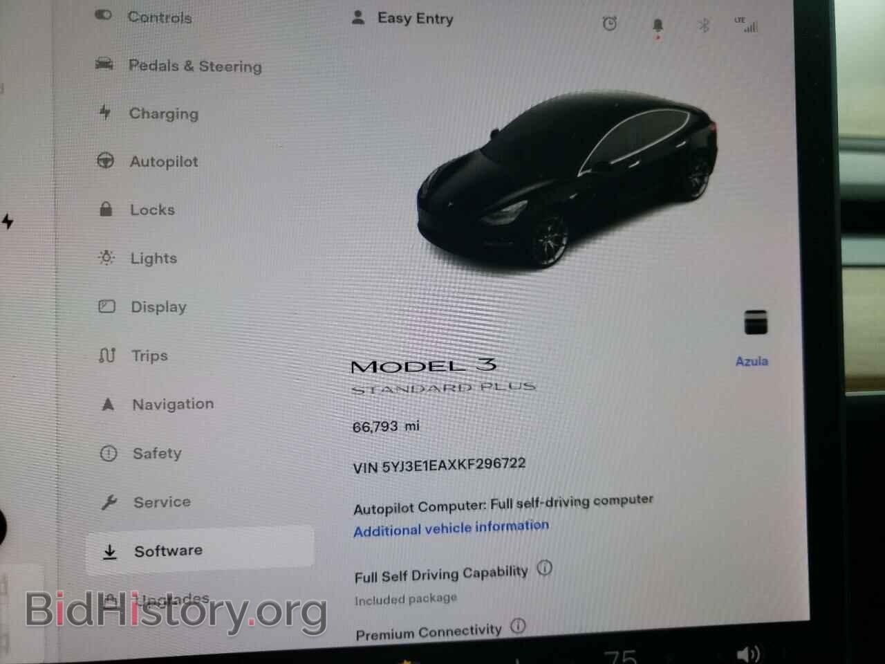 2019 TESLA MODEL 3 - VIN: 5YJ3E1EAXKF296722 - Фото 9