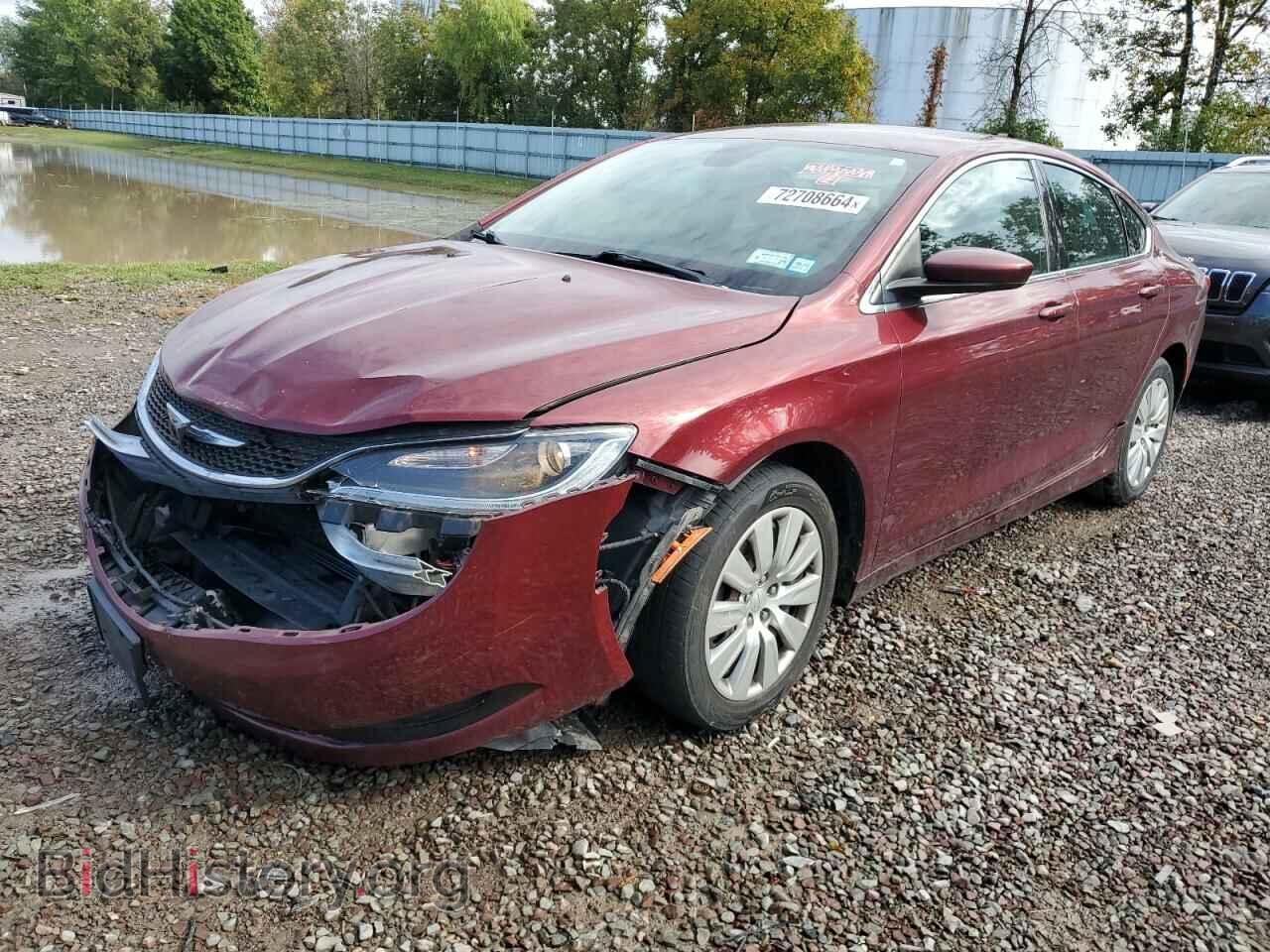 Фотография 1C3CCCFB3GN135280 - CHRYSLER 200 2016