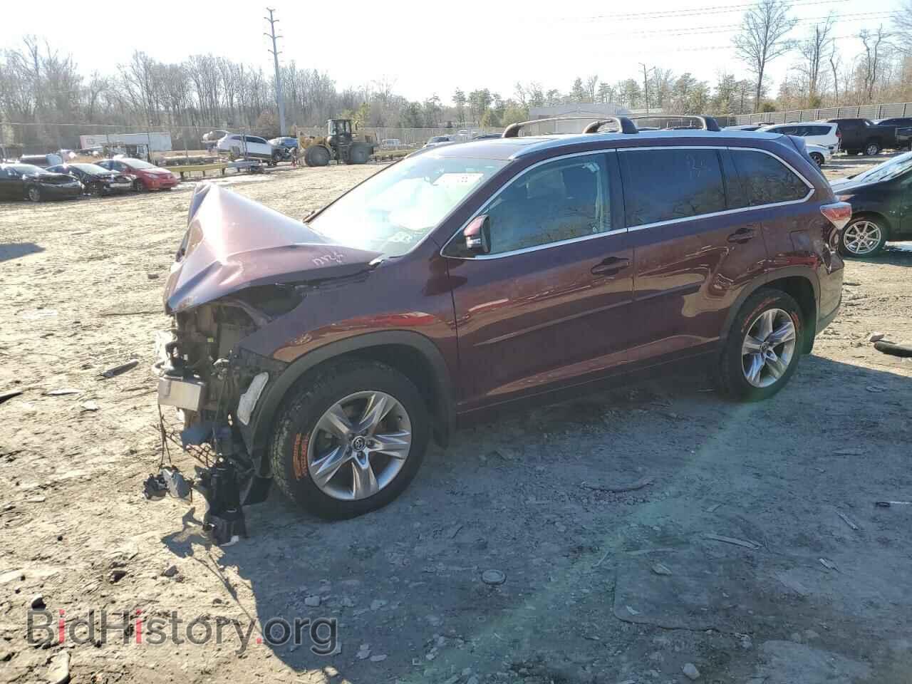 Фотография 5TDDKRFH2GS333692 - TOYOTA HIGHLANDER 2016