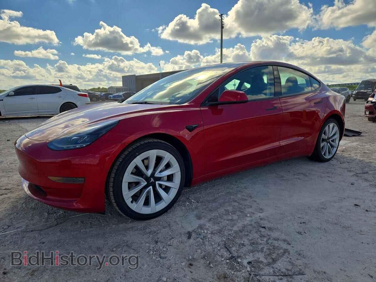 Photo 5YJ3E1EA5NF368625 - TESLA MODEL 3 2022