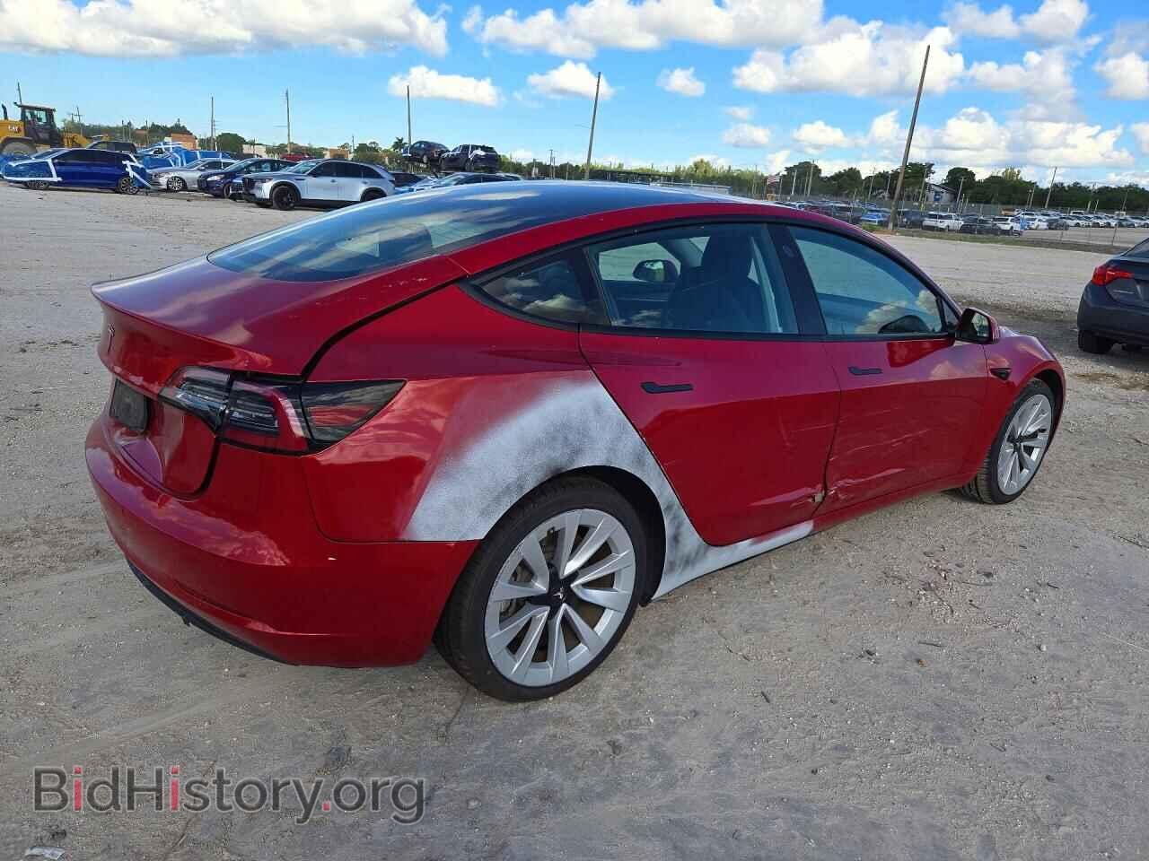 2022 TESLA MODEL 3 - VIN: 5YJ3E1EA5NF368625 - Фото 3
