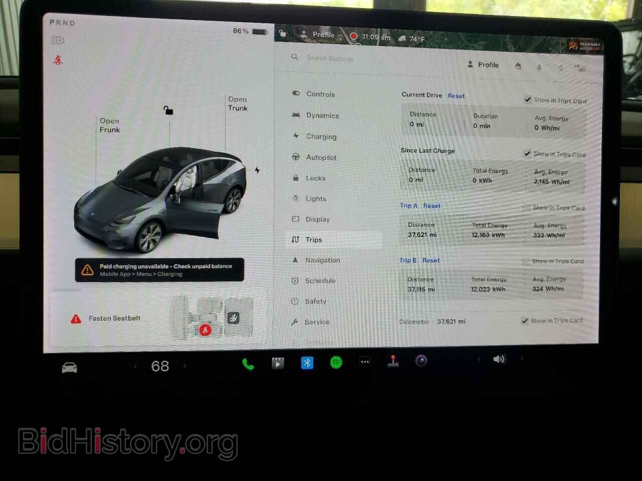 2021 TESLA MODEL Y - VIN: 5YJYGDEE6MF154102 - Фото 9