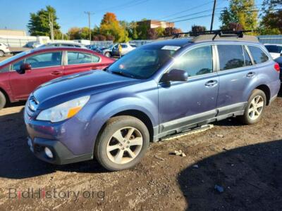 2014 Subaru OUTBACK 2.5I Premium, синий — VIN 4S4BRBCC9E3326025, Copart