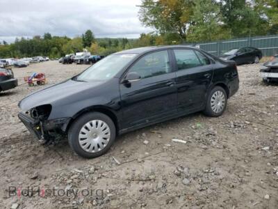 2009 Volkswagen JETTA S, black — VIN 3VWHZ71K09M134712, Copart