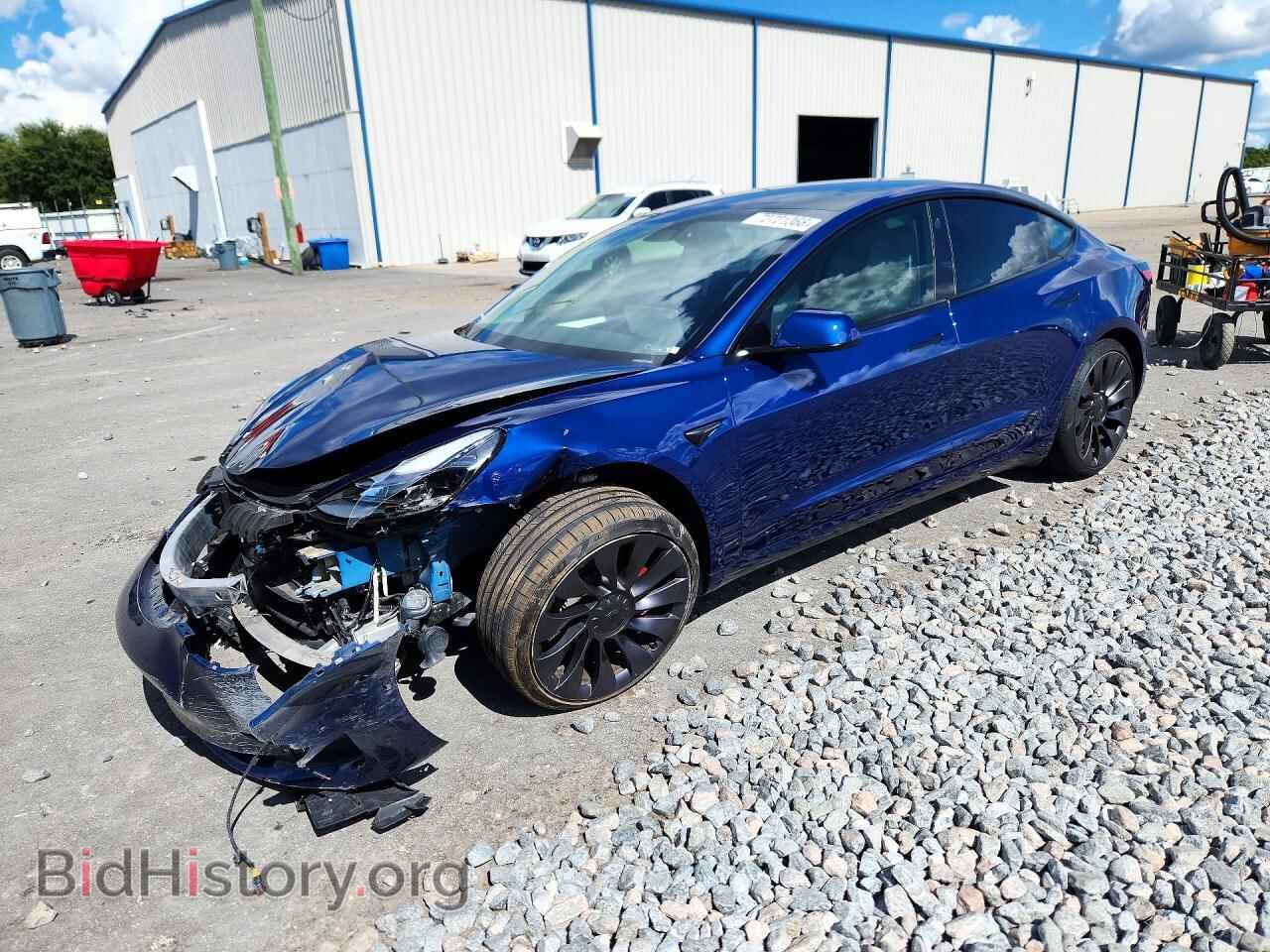 Photo 5YJ3E1EC8MF013416 - TESLA MODEL 3 2021