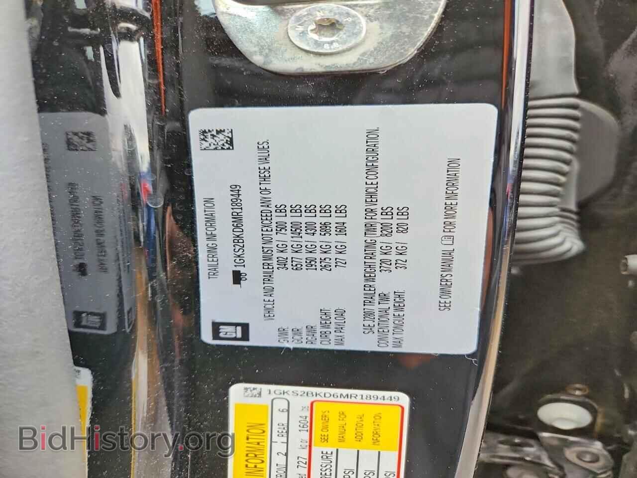 2021 GMC YUKON - VIN: 1GKS2BKD6MR189449 - Photo 13