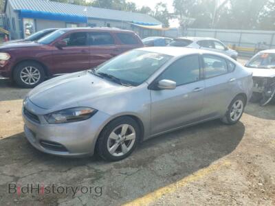 2015 Dodge DART SXT, серебристый — VIN 1C3CDFBBXFD308821, Copart