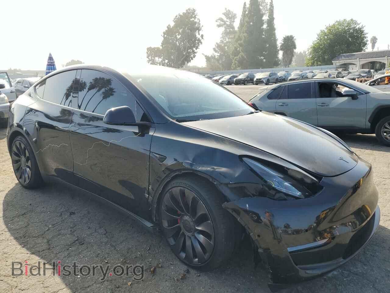 2022 TESLA MODEL Y - VIN: 7SAYGDEF0NF381220 - Фото 4