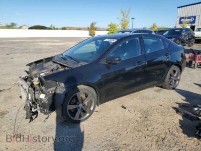 2015 Dodge DART GT, черный — VIN 1C3CDFEB6FD166334, Copart