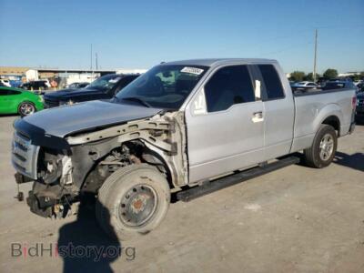 2010 Ford F-150 Super Cab, silver — VIN 1FTEX1C84AFA32442, Copart