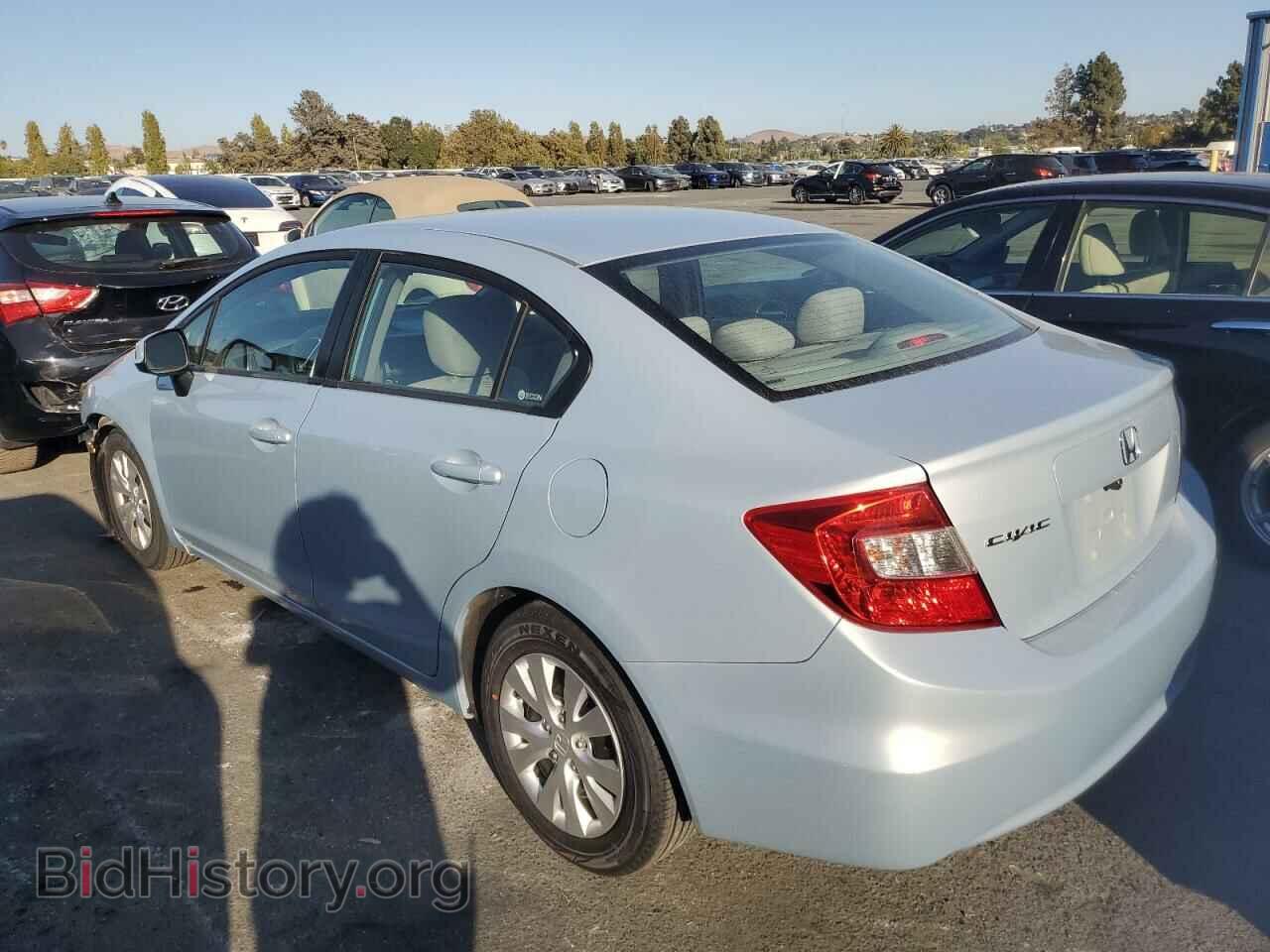 2012 HONDA CIVIC - VIN: 2HGFB2F57CH535301 - Фото 2