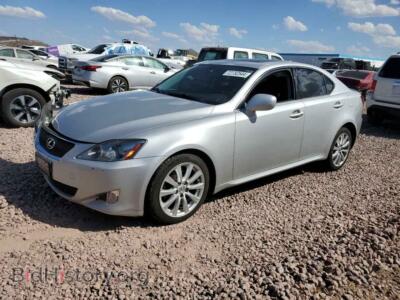 2008 Lexus IS 250, серебристый — VIN JTHCK262582026099, Copart