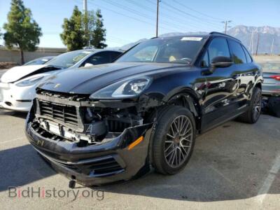 2021 Porsche CAYENNE, черный — VIN WP1AA2AY2MDA09393, Copart