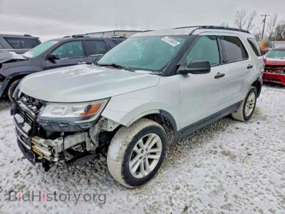 2017 Ford EXPLORER, серебристый — VIN 1FM5K8B81HGD44730, Copart